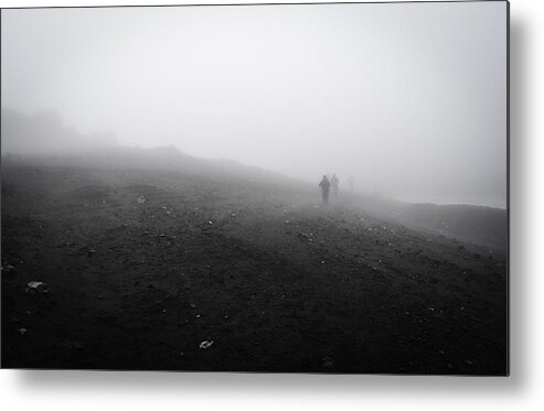 Iceland Metal Print featuring the photograph In Wind and Cloud by Alex Blondeau
