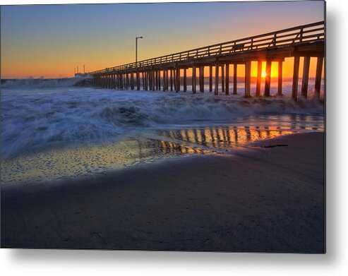 Sunset Metal Print featuring the photograph Incoming by Beth Sargent