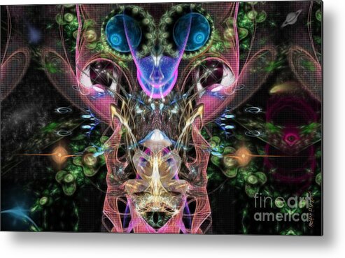  Metal Print featuring the digital art Indifference by Rhonda Strickland