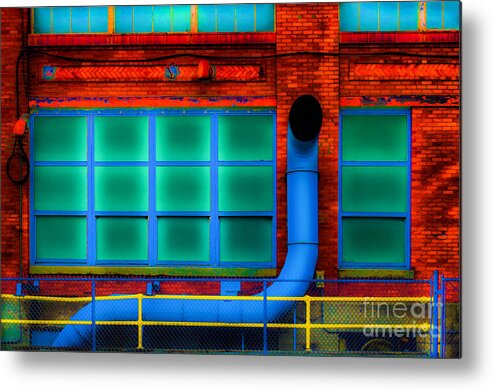 Factory Metal Print featuring the photograph Industrial Simplex by Michael Arend