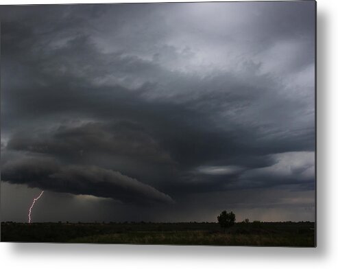 Clouds Metal Print featuring the photograph Intense Storm Cell by Ryan Crouse