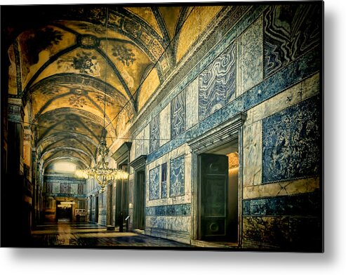 Hagia Sophia Metal Print featuring the photograph Interior Narthex by Joan Carroll