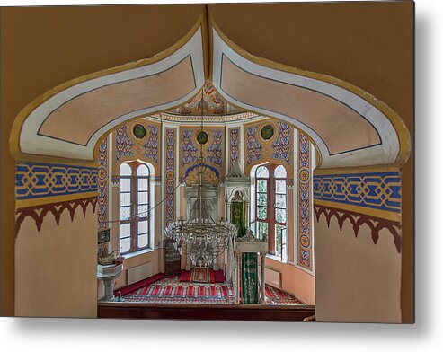 Tranquility Metal Print featuring the photograph Interior View Of Kececizade Fuad Pasha by Ayhan Altun