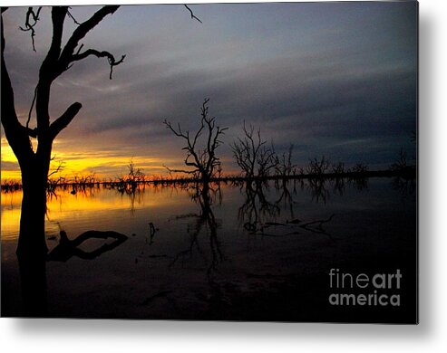 Into The Night Metal Print featuring the photograph Into the Night by Blair Stuart