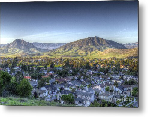 Valley Metal Print featuring the photograph Into the Valley Below by Mathias 
