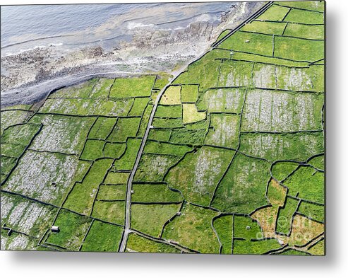 Walls Metal Print featuring the photograph Irish Stone Walls by Juergen Klust