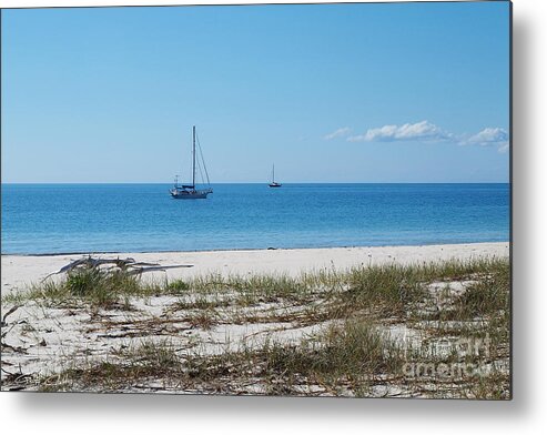 Seascape Metal Print featuring the photograph Island Tropodice by Geoff Childs