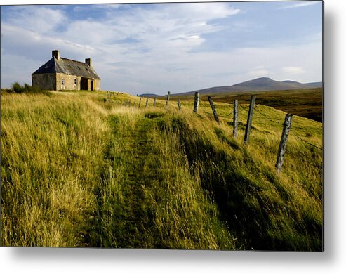 Isolation Metal Print featuring the photograph Isolation 2 the Northern Highlands Scotland by Sally Ross
