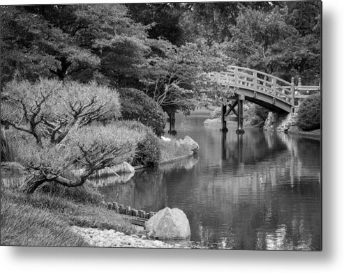 Japanese Metal Print featuring the photograph Japanese Garden by Ross Henton