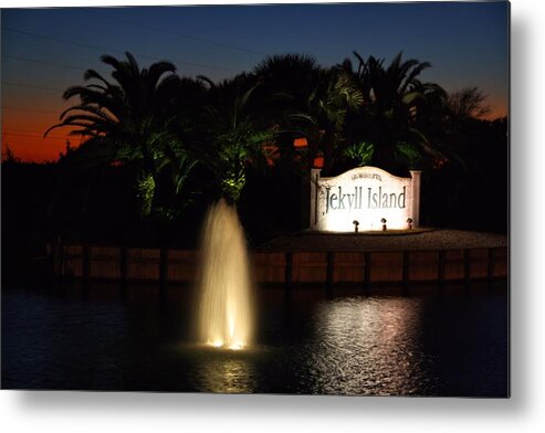 Jekyll Metal Print featuring the photograph Jekyll Entrance by Kathryn Meyer