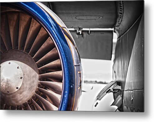 Airplane Metal Print featuring the photograph Jet by Thomas Kessler