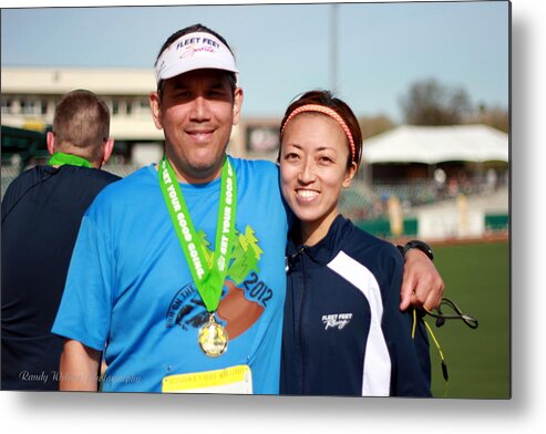 Shamrockn 2013 Metal Print featuring the photograph John and Makiko by Randy Wehner