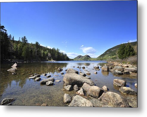 Jordan Pond Metal Print featuring the photograph Jordan Pond by Terry DeLuco