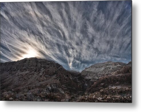 Israel Metal Print featuring the photograph Judean Wilderness Israel by Mark Fuller
