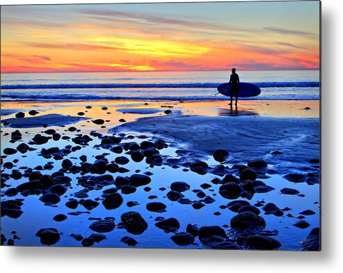 Sunset Metal Print featuring the photograph Just The Right Moment by Julianne Bradford