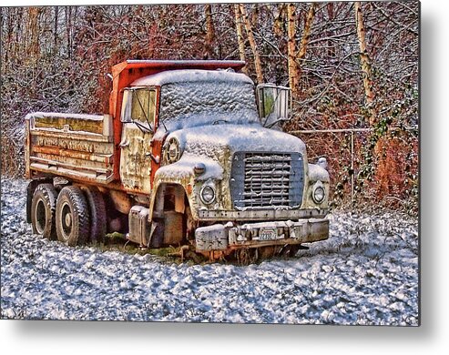 Truck Metal Print featuring the photograph Just Worn Out by Ron Roberts