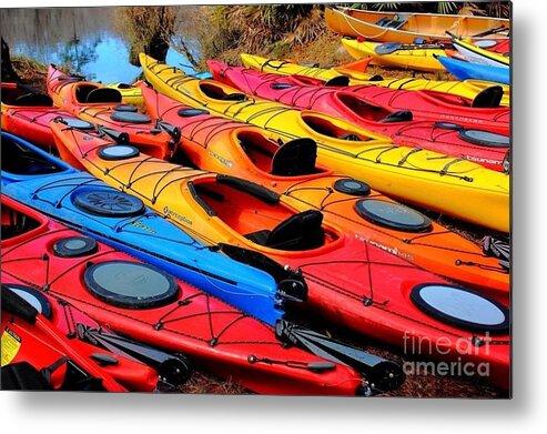 Kayak Metal Print featuring the photograph Kayak Color by Andre Turner