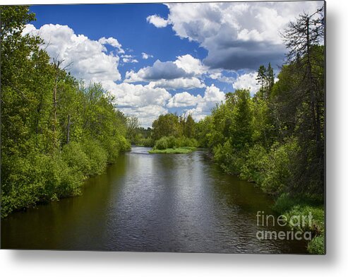 River Images Metal Print featuring the photograph Kayak Paths by Dan Hefle