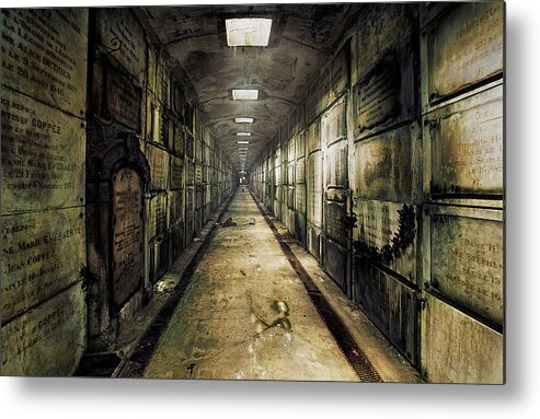Crypt Metal Print featuring the photograph Lacrypt by Paul Boomsma