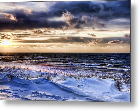 Evie Metal Print featuring the photograph Lake Effect Saugatuck Michigan by Evie Carrier