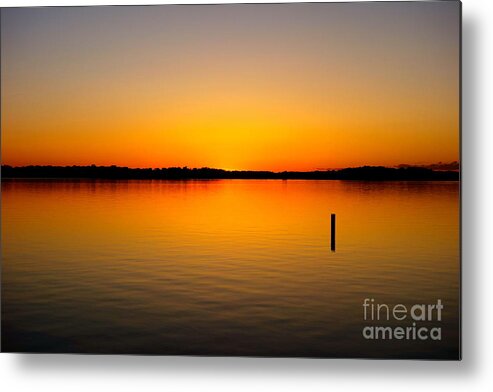 Lake Metal Print featuring the photograph Lake Independence Sunset by Jacqueline Athmann