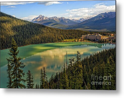 Landscape Metal Print featuring the photograph Lake Louise by Viktor Birkus