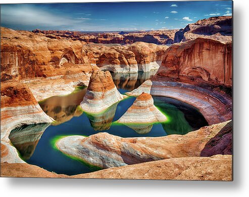 Tranquility Metal Print featuring the photograph Lake Powell by Chen Su