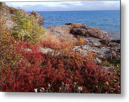 Lake Superior Metal Print featuring the photograph Lake Superior Autumn #2 by Sandra Updyke