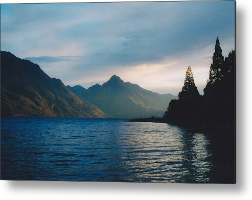 New Zealand Metal Print featuring the photograph Lake Wakatipu by Jon Emery