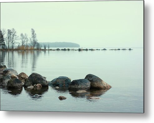 Sweden Metal Print featuring the photograph Lake Zen by Asimetric