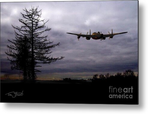 Planes Metal Print featuring the photograph Lancaster flight by Tom Straub