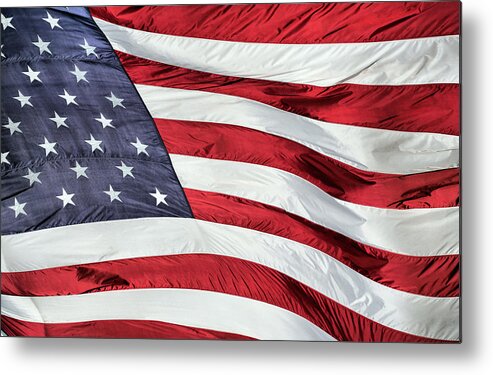 Flag Metal Print featuring the photograph Land of the Free by JC Findley