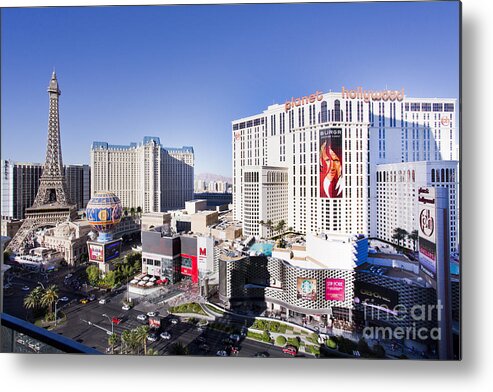 Las Vegas Metal Print featuring the photograph Las Vegas Strip by Sv