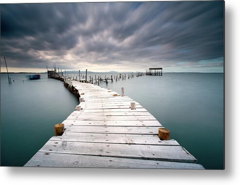 Carrasqueira Metal Print featuring the photograph Last Path by Jorge Feteira