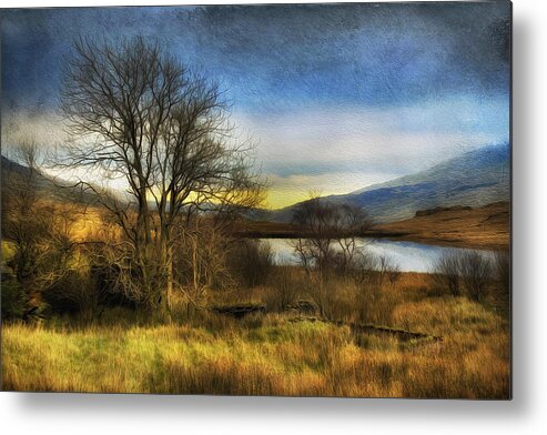 Lake Metal Print featuring the photograph Snowdonia Autumn Lake by Ian Mitchell