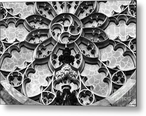 Baltimore Metal Print featuring the photograph Lattice Stonework in Baltimore by James Brunker