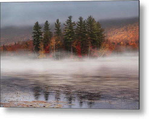 Vermont Metal Print featuring the photograph Lefferts Pond by Magda Bognar