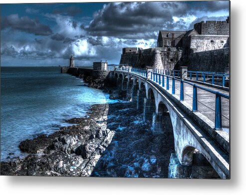 Guernsey Lighthouse Metal Print featuring the photograph Lighthouse by Chris Smith