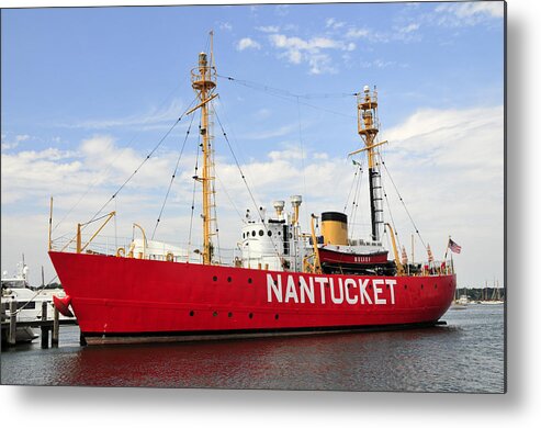 Lightship Metal Print featuring the photograph Lightship Nantucket by Dan Myers