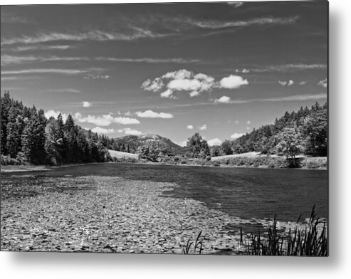 Acadia National Park Metal Print featuring the photograph Lily Pads on Long Pond Acadia National Park by Keith Webber Jr
