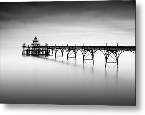 Pier Metal Print featuring the photograph Liminal Land by Robert Bolton