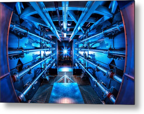 2012 Metal Print featuring the photograph Llnl, National Ignition Facility by Science Source