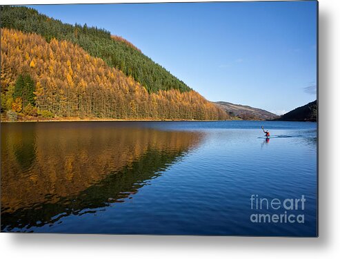 Llyn Geirionydd Metal Print featuring the photograph Llyn Geirionydd by Adrian Evans