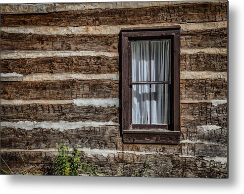 Log Cabin Metal Print featuring the photograph Log Cabin by Ray Congrove