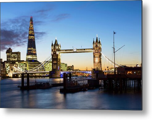Corporate Business Metal Print featuring the photograph Londons Skyline by Ultraforma 