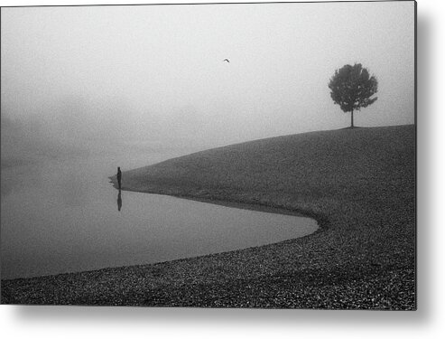 Alone Metal Print featuring the photograph Loneliness by Matija Posavec