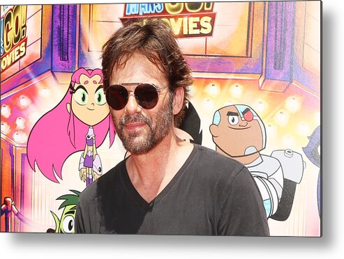 People Metal Print featuring the photograph Los Angeles Premiere Of Warner Bros. Animations' 'Teen Titans Go! To The Movies' - Arrivals by Michael Tran