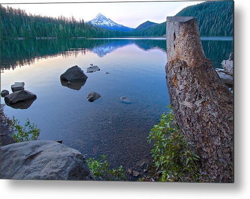 Landscape Metal Print featuring the photograph Lost Lake Morning 81014B by Todd Kreuter