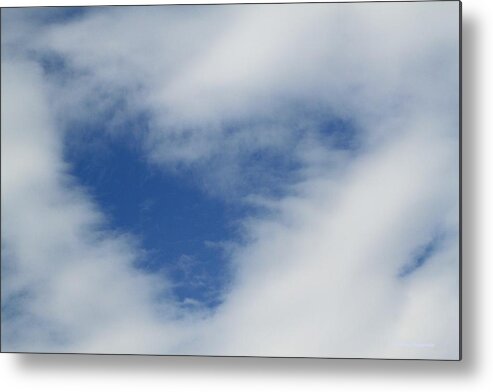Cloud Metal Print featuring the photograph Heart by Kristy Jeppson