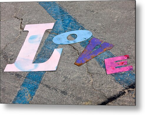Love Metal Print featuring the photograph Love Letters 2 by Art Block Collections